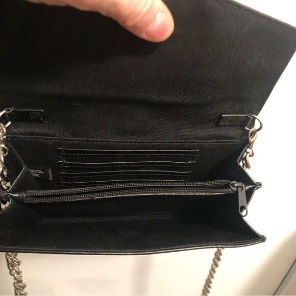 Halogen leather crossbody wallet clutch - Picture 6 of 7